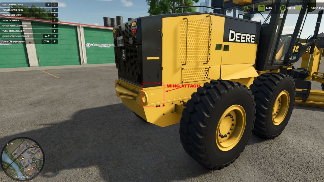 Effektives John Deere Grader Pack für Farming Simulator 25