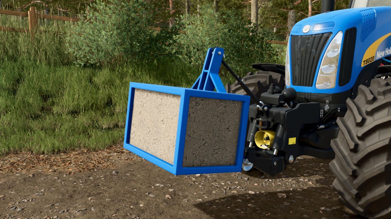 Ефективна Вага Lizard Homemade 1900 Kg для Ідеального Балансу Трактора в FS25