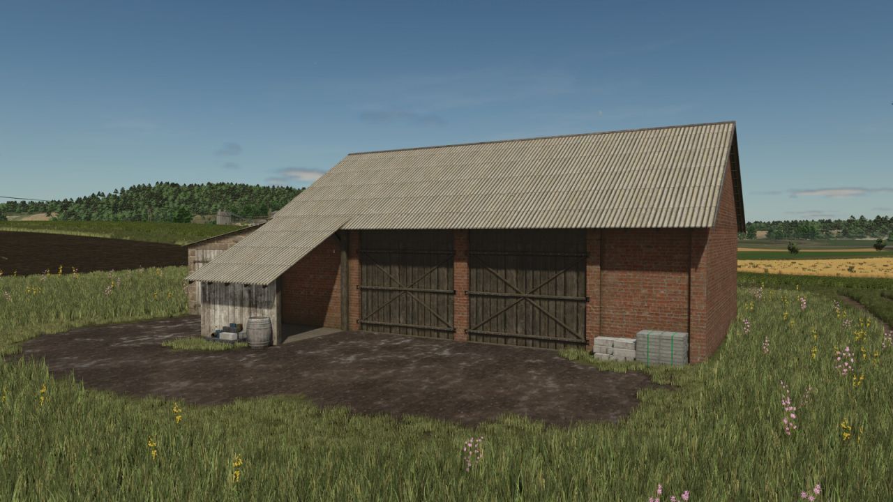 Ефективний Пакет Сарїв Barns Package для Зберігання Техніки у Farming Simulator 25