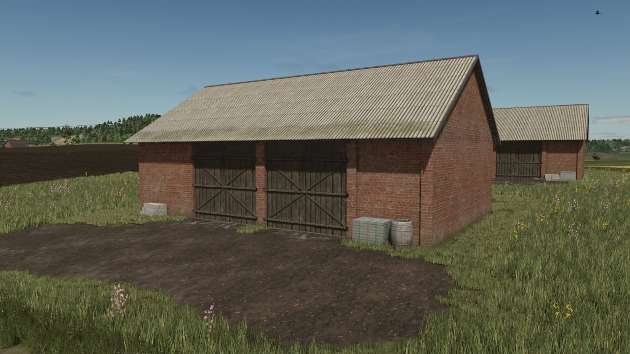 Efficient Saryi Barns Package for Storing Equipment in Farming Simulator 25