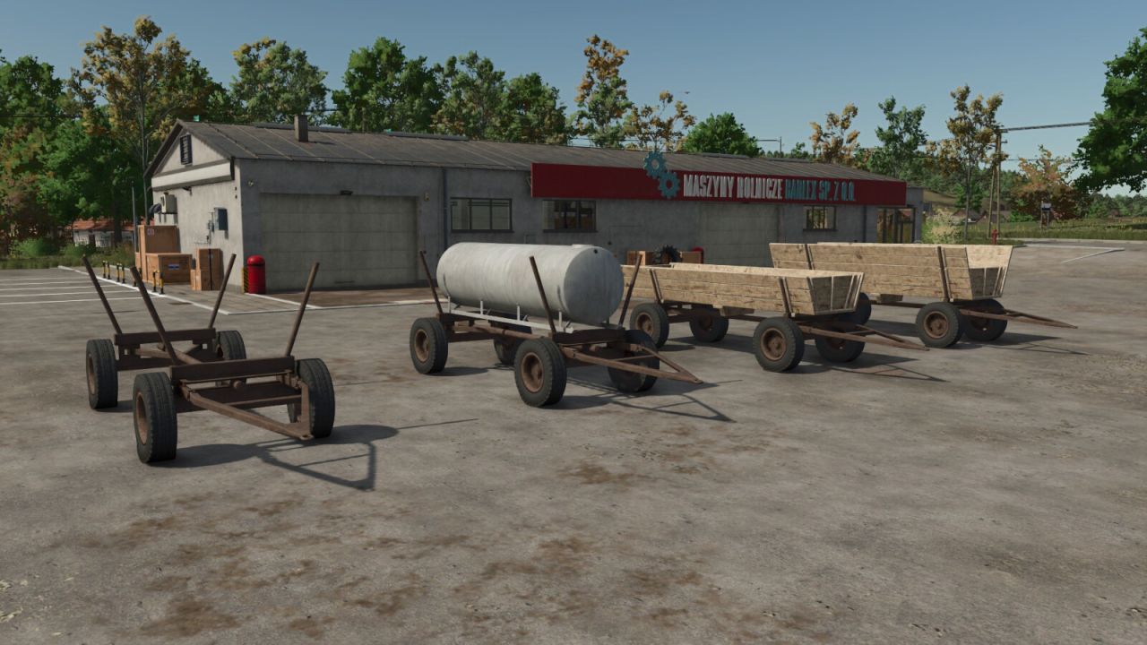 Легендарний Причіп Old Wooden Wagon — Дерев’яний Універсал для Farming Simulator 25