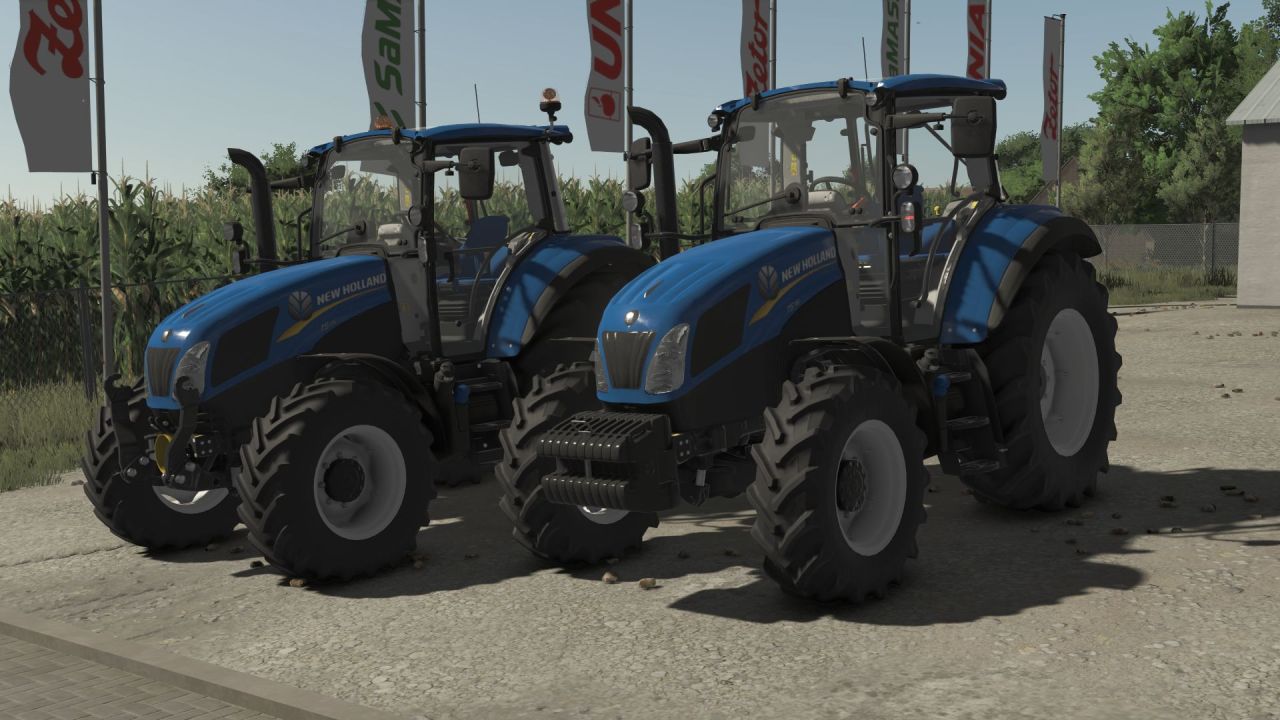Потужний New Holland T5 Utility Pack + Фронтальний Навантажувач 750TL для Farming Simulator 25