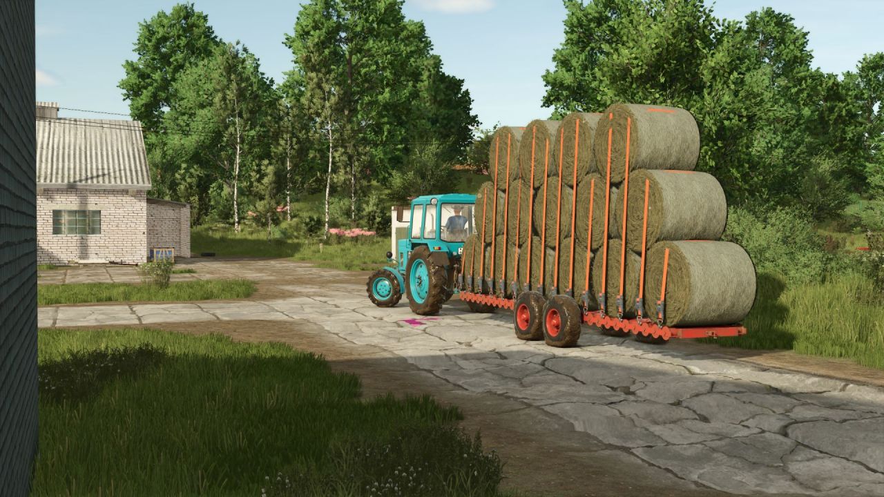 Efficient Container Carrier VUK-3 for Orchards in Farming Simulator 25