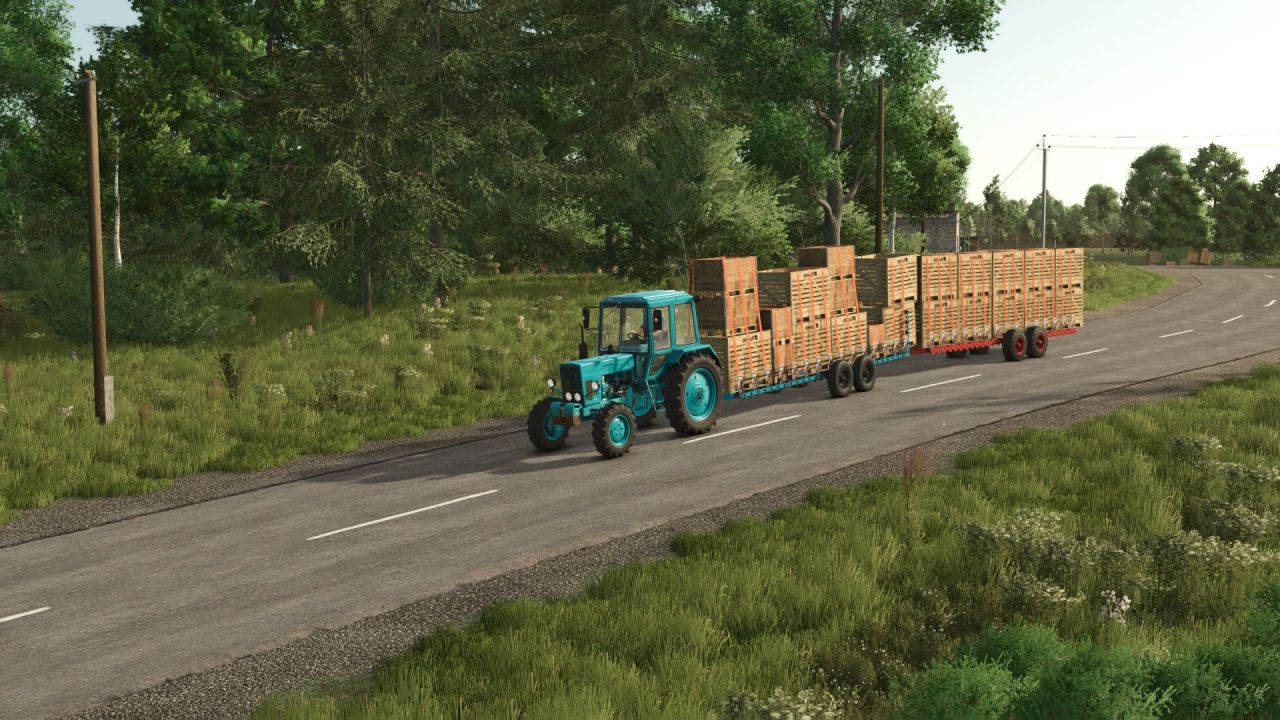 Ефективний Контейнеровоз VUK-3 для Садів у Farming Simulator 25