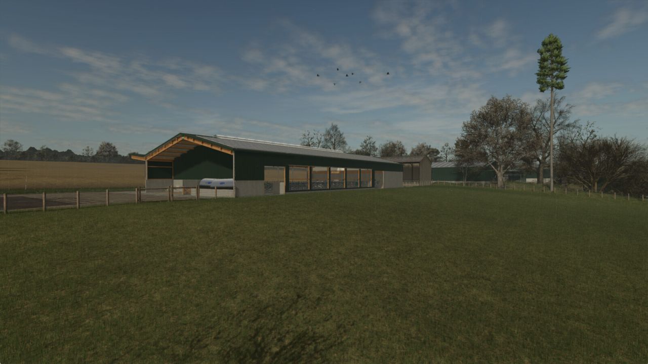 Efficient Hoermann Cow Barn for 500 Cows for Farming Simulator 25