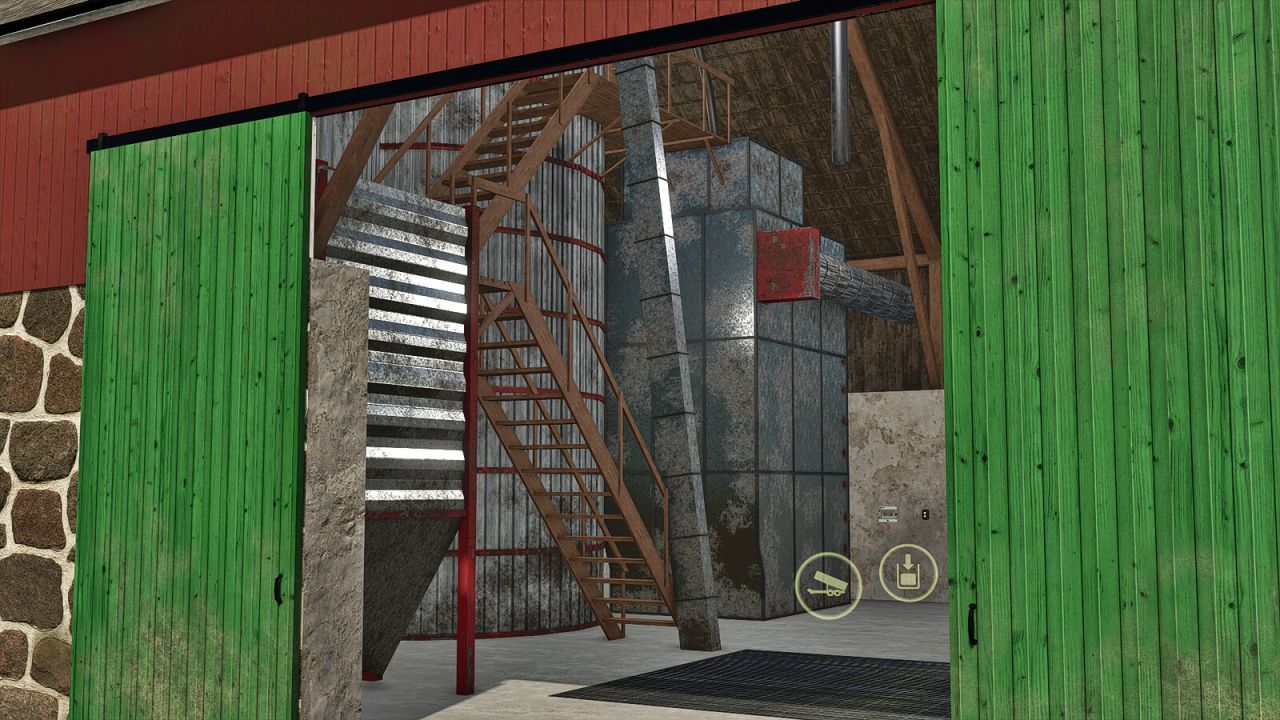 Atmosferyczny Zestaw Starych Obór — Stare Szwedzkie Stodoły i Magazyn Zboża dla FS25