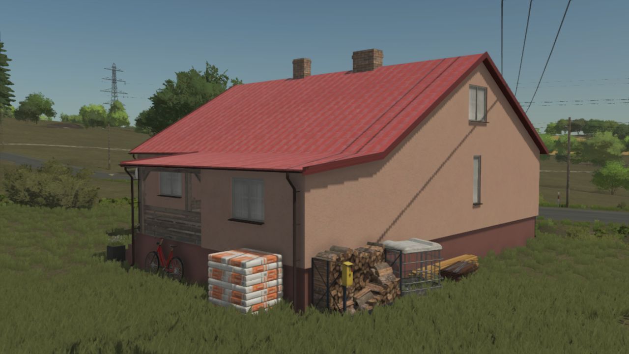 Wiederhergestelltes Haus für Farming Simulator 25 — Dekor und Atmosphäre der Farm