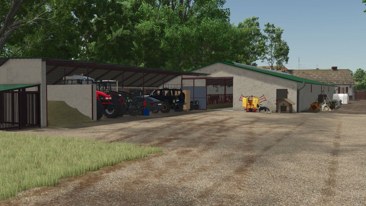 Реалістичний Хлів Cow Barn with Shed — Велика Ферма для 80 Корів у FS25