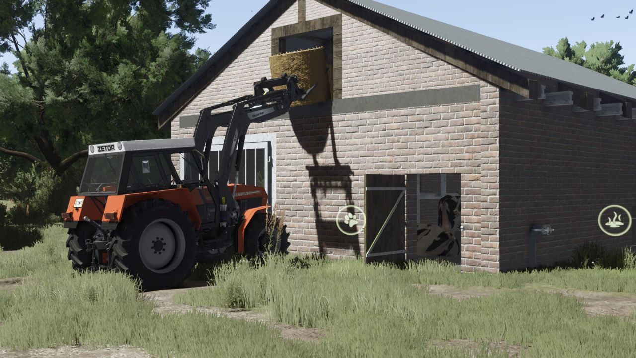 Компактний Польський Коровник Small Polish Cow Shed на 20 Корів для FS25