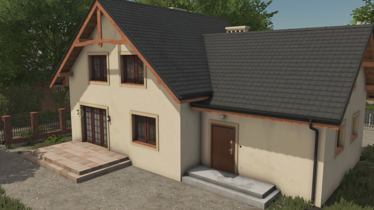 Сучасний Будинок Ern House для Farming Simulator 25 — Оригінальна Декорація Ферми