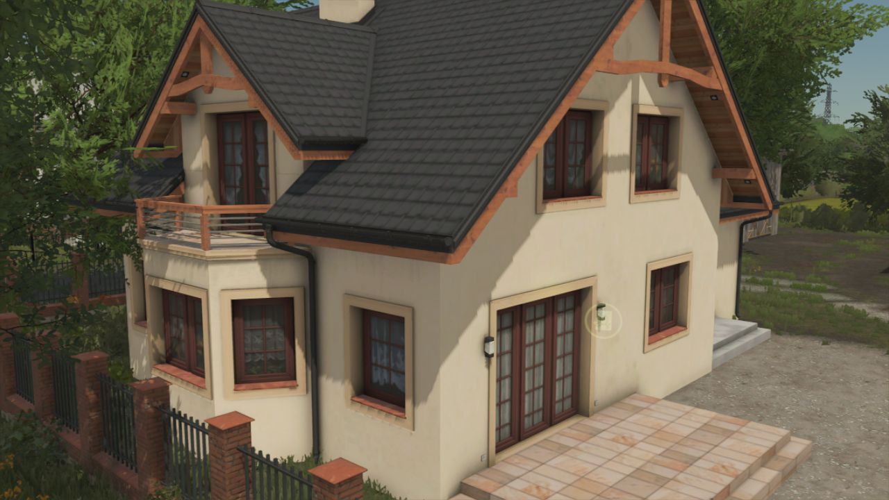 Сучасний Будинок Ern House для Farming Simulator 25 — Оригінальна Декорація Ферми