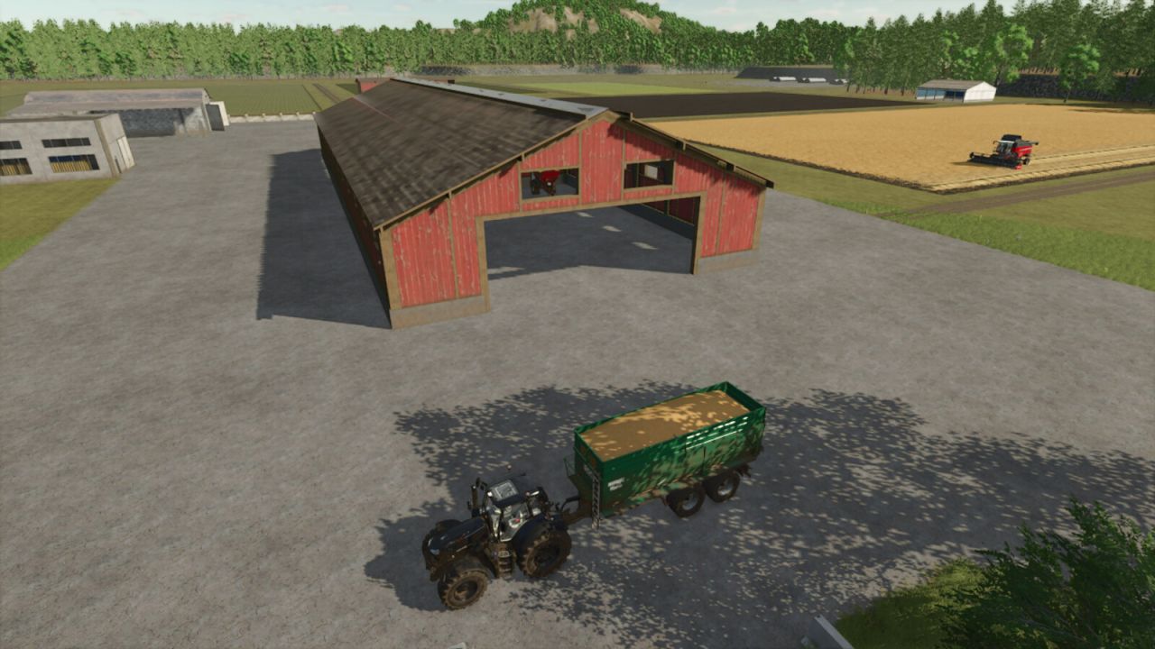 Atmosphärische Karte Old America für Farming Simulator 25 — 17 Felder, BGA und Produktionen