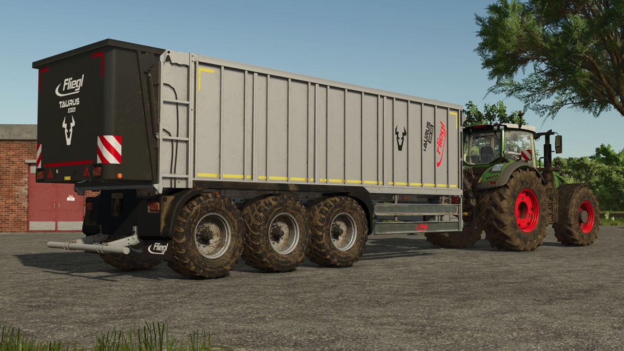 Efficient Trailer Fliegl ASW 391 — Large Capacity and Smart Configurations for FS25