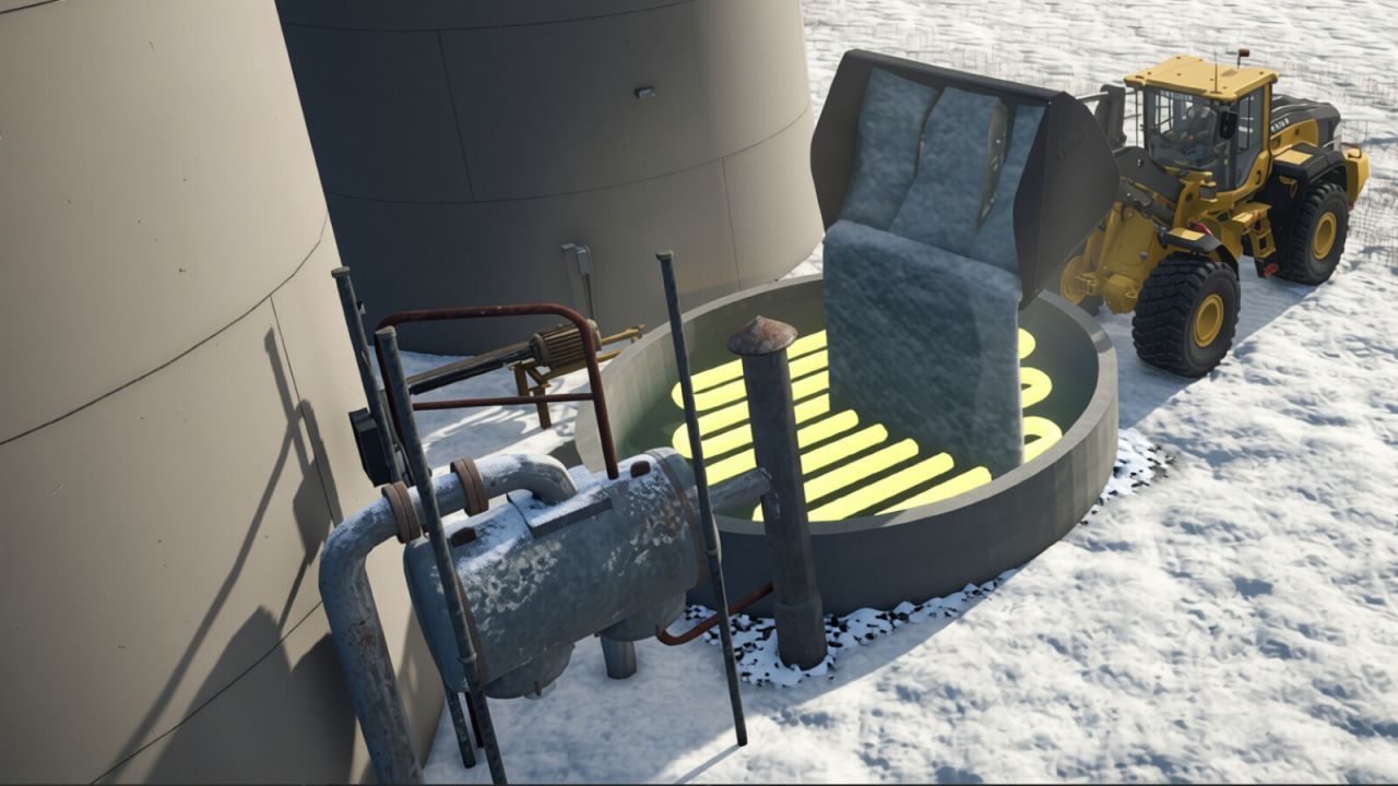 Ефективний Snow Melter — Плавильник Снігу у Воду для Farming Simulator 25
