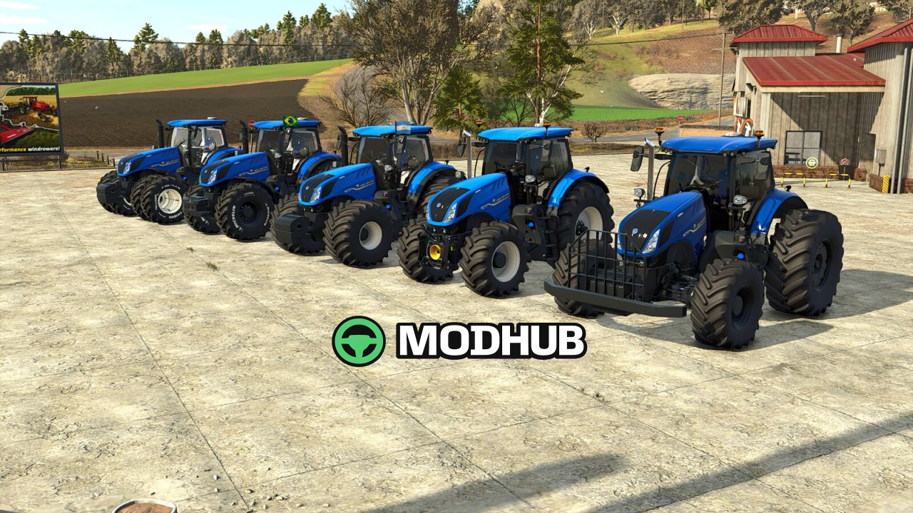 Мод на Трактори New Holland T7 HD Edition для Фермер Симулятор 25