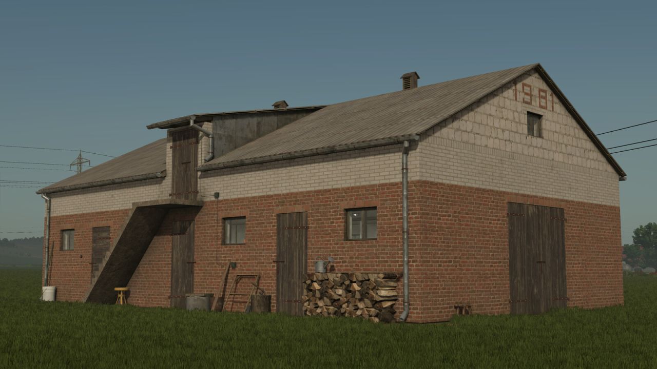 Компактний Свинарник Small Pigsty на 30 Свиней для Farming Simulator 25