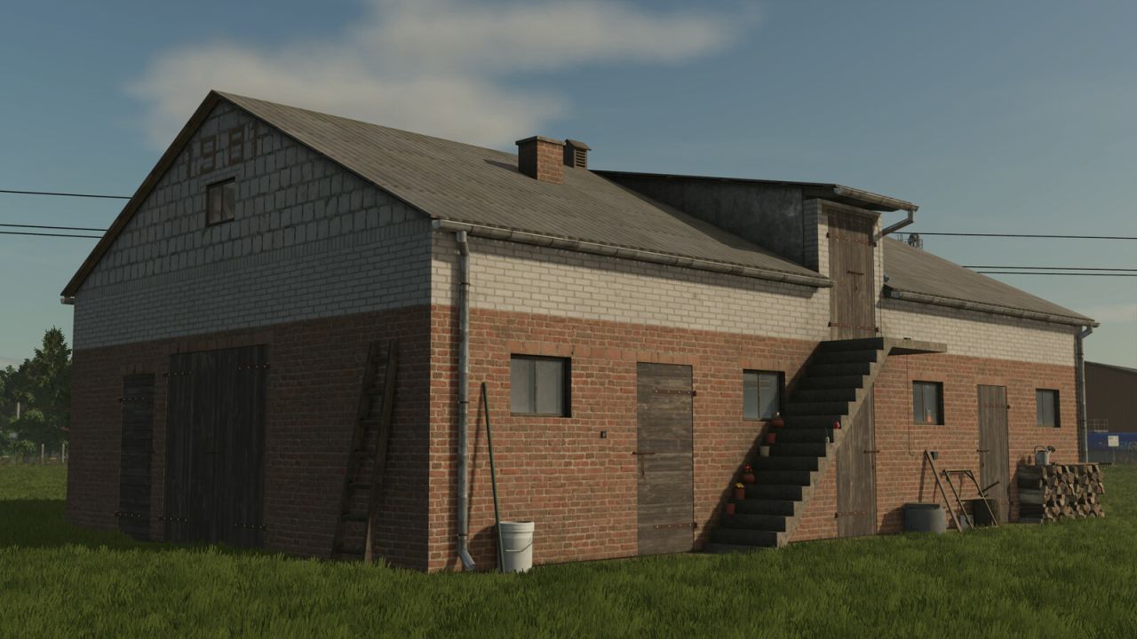 Компактний Свинарник Small Pigsty на 30 Свиней для Farming Simulator 25