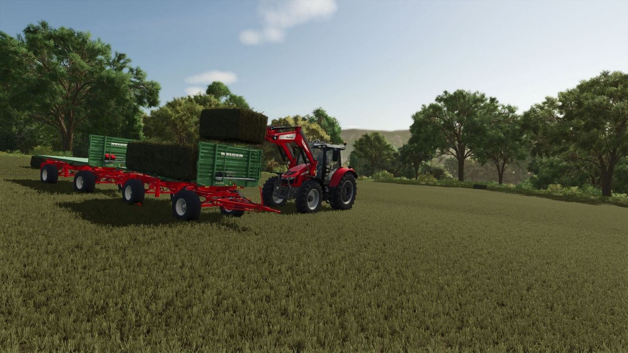 Effizienter Welger DK115 Anhänger für Ballen und Ladungen in Farming Simulator 25