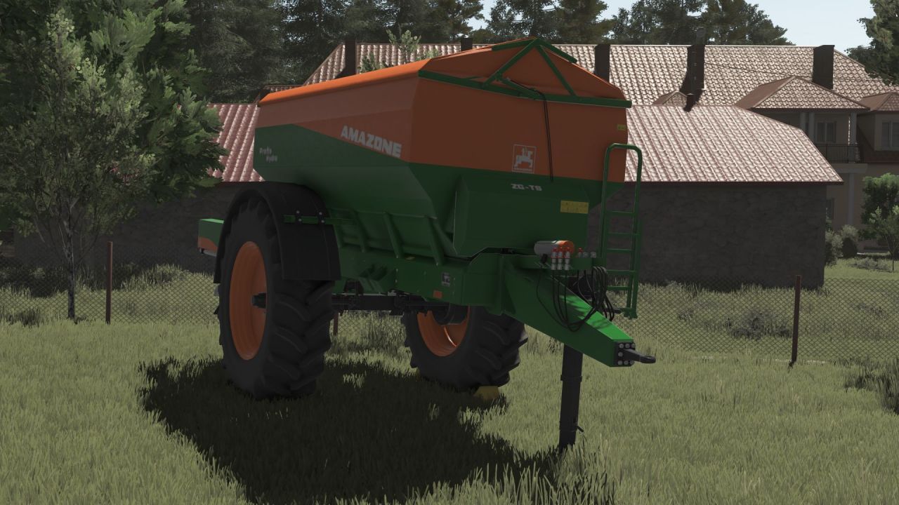Ефективний Розкидач Добрив Amazone ZG-TS для Farming Simulator 25 — Широке Покриття 36 м