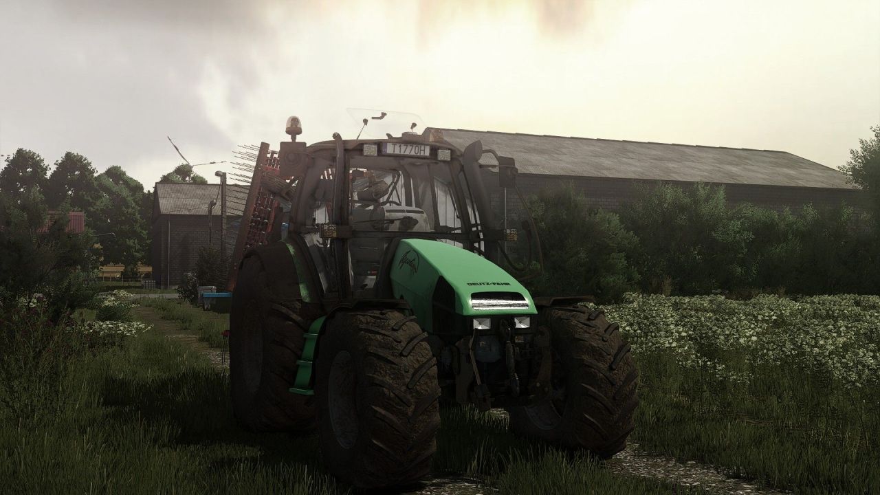 Ефективний Трактор Deutz Fahr Agrotron MK3 для FS25 — 117 к.с. та 50 км/год