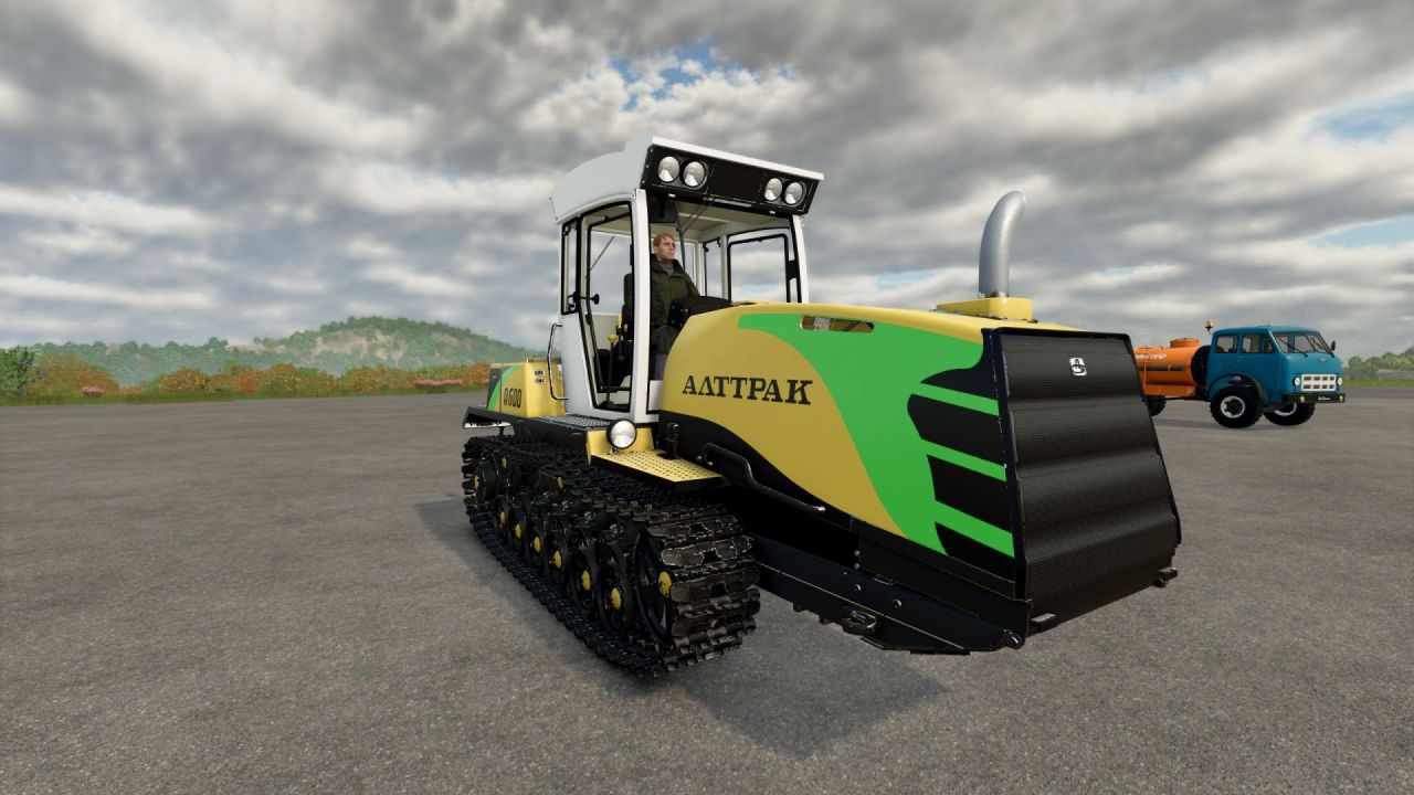 Leistungsstarker Ketten-Traktor Alttrac A-600 für schwere Arbeiten in FS25
