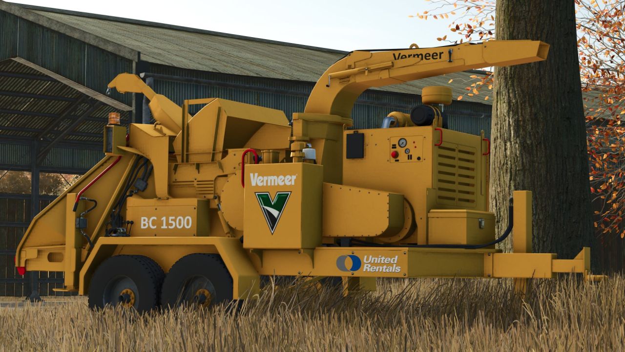 Потужний Подрібнювач Деревини Vermeer BC1500 для Farming Simulator 25