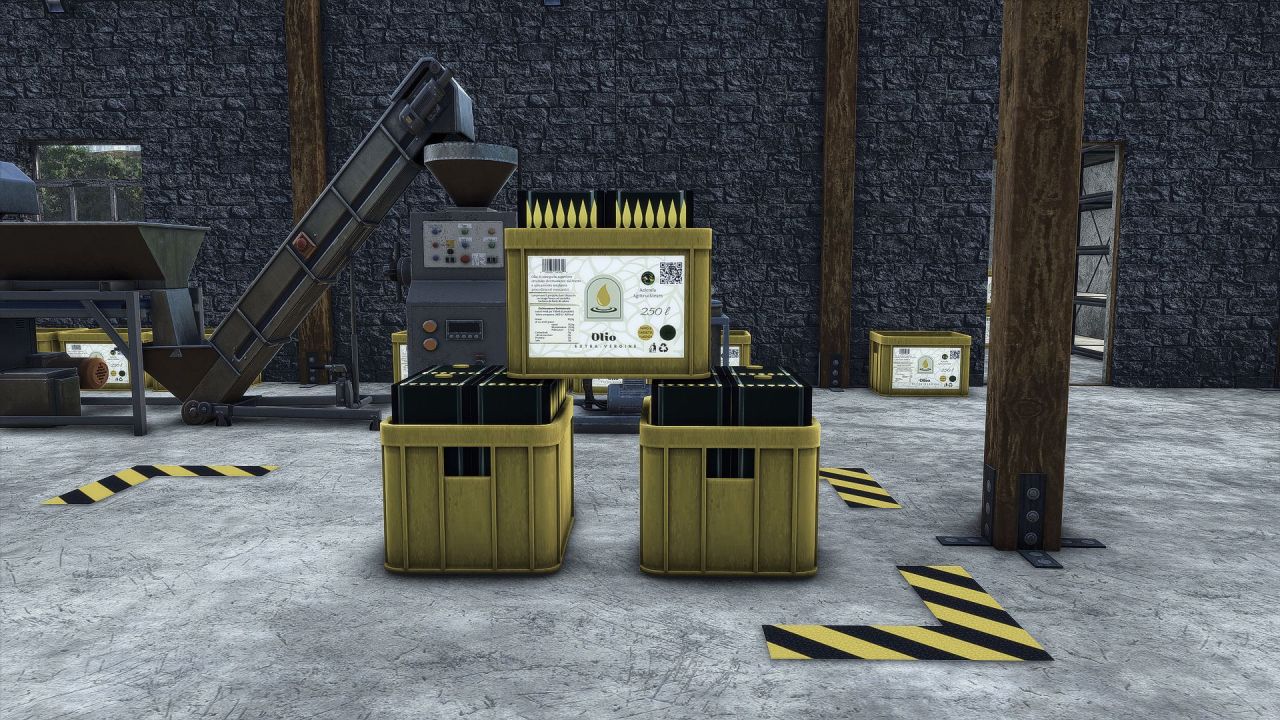 Елегантний Italian Oil Mill — Італійський Маслопресс для Виробництва Олії у FS25