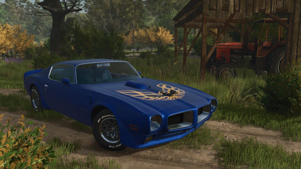 Легендарний 1970 Pontiac Firebird — Швидкий Маслкар для Farming Simulator 25