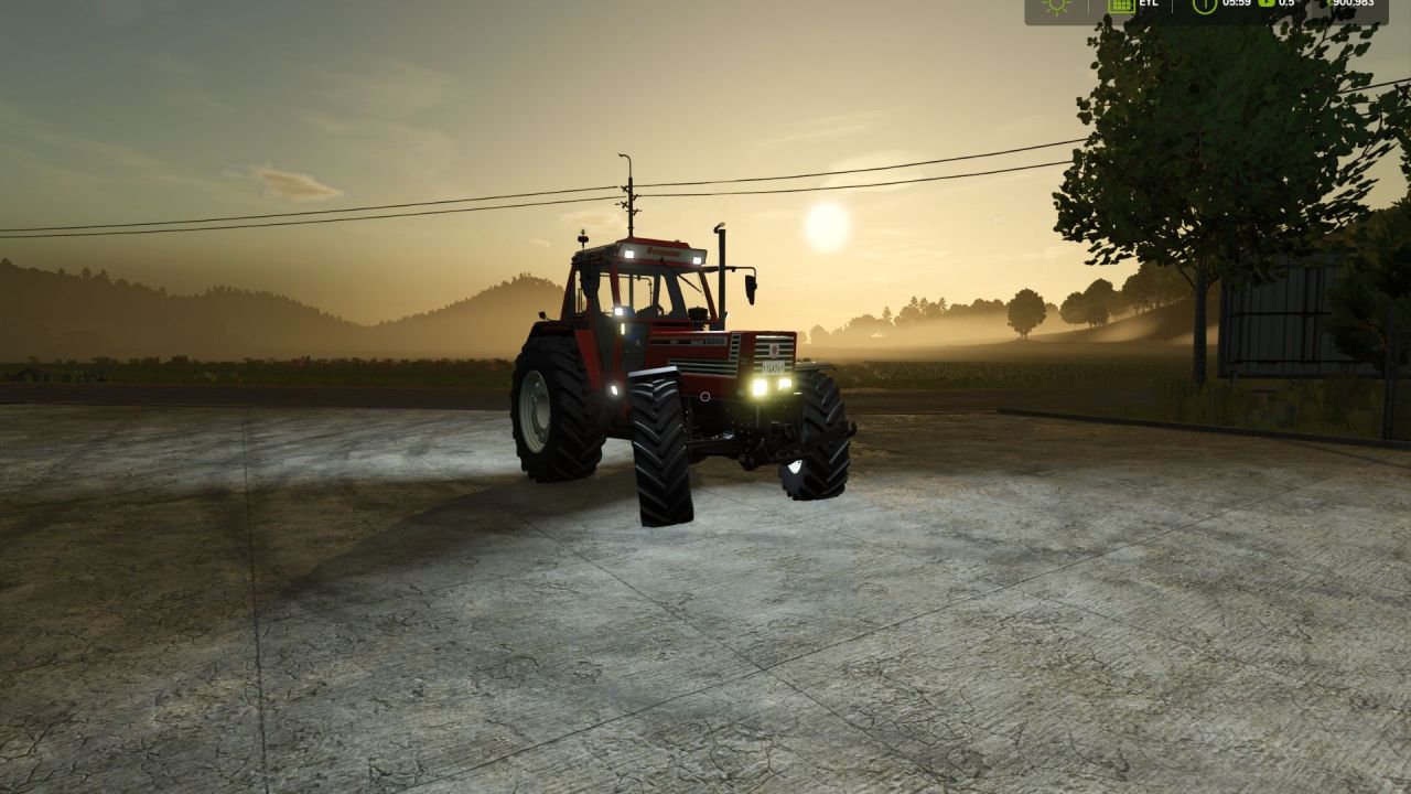 Потужний Трактор Fiatagri 180-90 DT STAGE 3 для Farming Simulator 25 (250 к.с.)