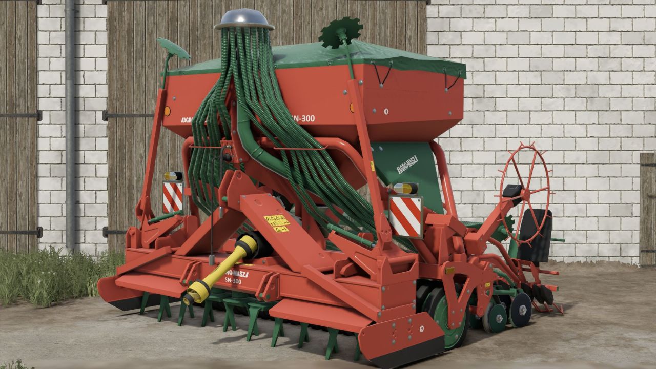 Ефективна Сівалка AgroMasz SN300 2000L для Farming Simulator 25