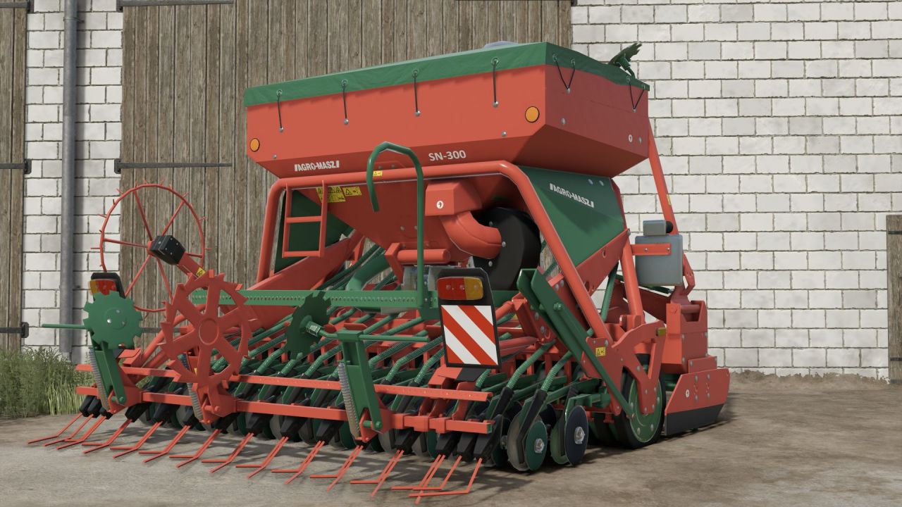 Ефективна Сівалка AgroMasz SN300 2000L для Farming Simulator 25