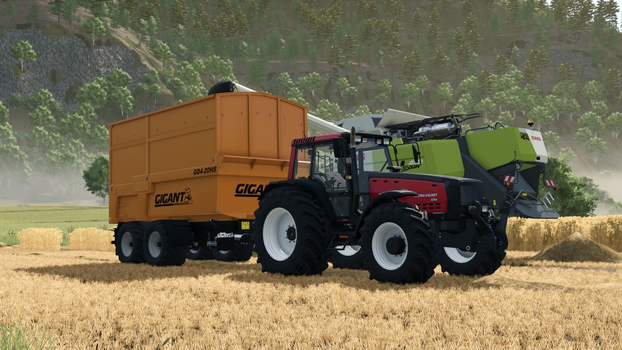 Effektives Gigant GD4-HS Pack für Farming Simulator 25