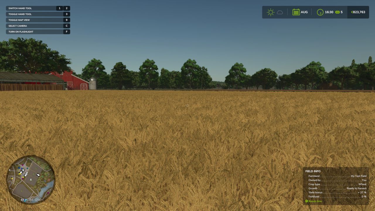 Зручний Мод Field Rename для Farming Simulator 25 — Перейменування Полів з Карти