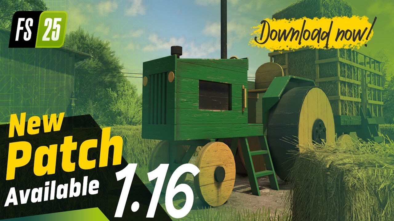 New Update 116 for Farming Simulator 25 — Fixes, Optimization and New Equipment