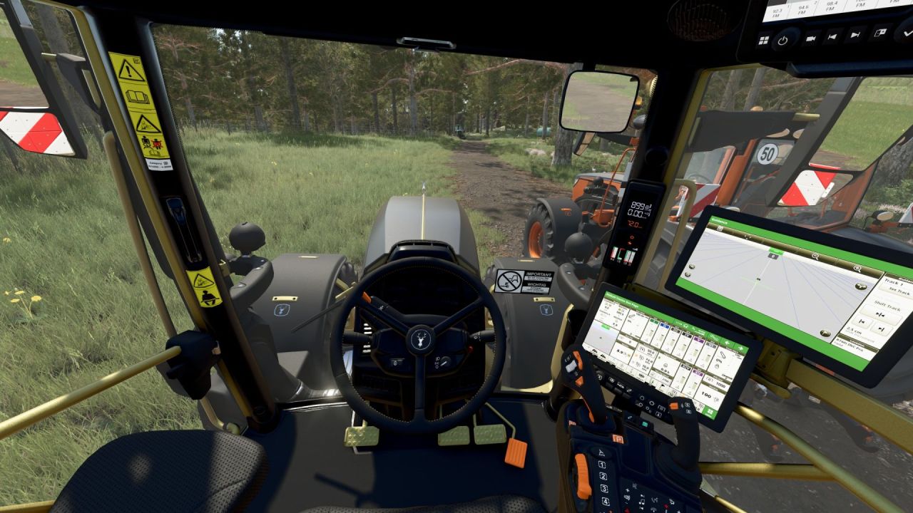 Leistungsstarker Traktor John Deere 6R Hirschfeld-Style für Farming Simulator 25