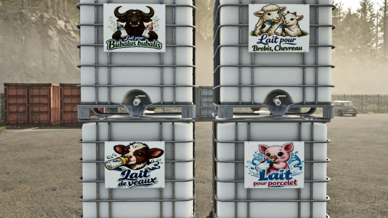 Realistic Food Pack for FS25 - Feed Pallets for Youngstock and Convenient Storage