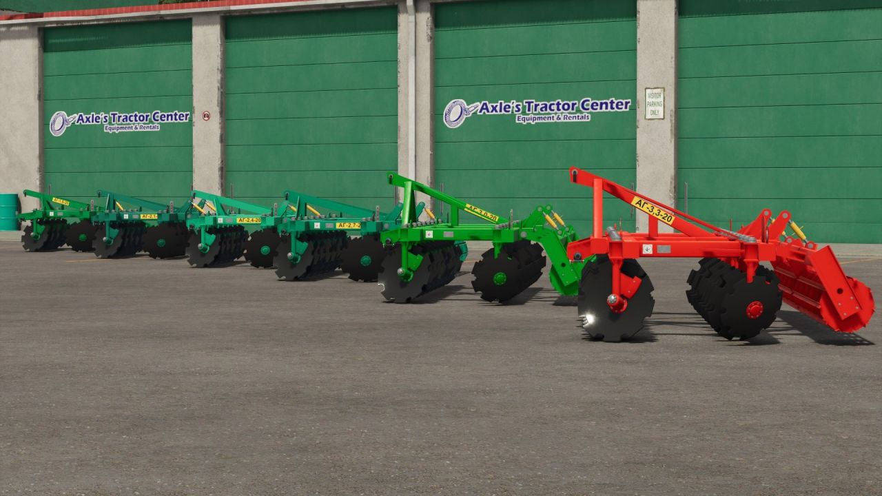Ефективні Дискові Борони Bilotserkivmaz Disc Harrows AG — Точна Обробка Ґрунту у FS25