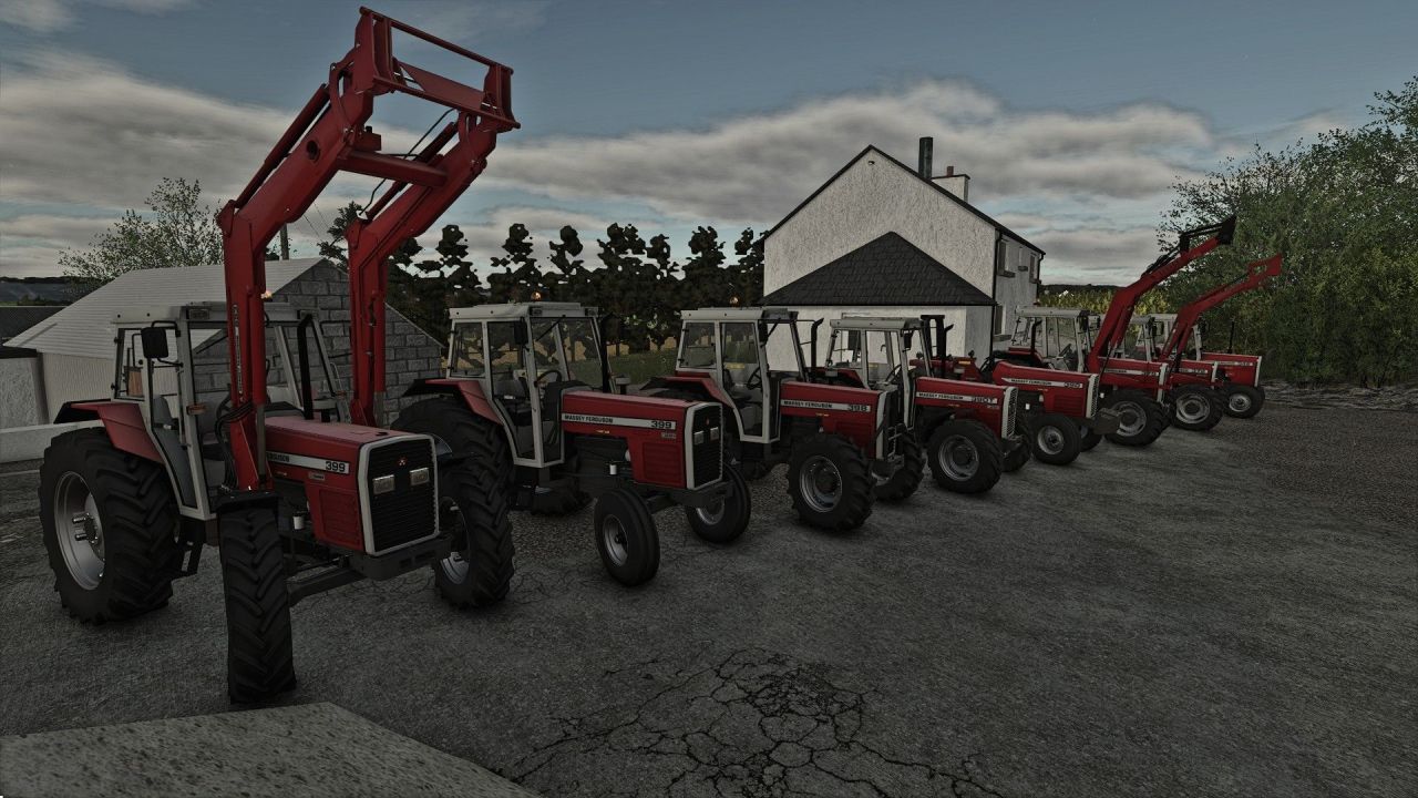 Legendary Tractor Massey Ferguson 300 Series UK/Europe — Flexible Settings for FS25