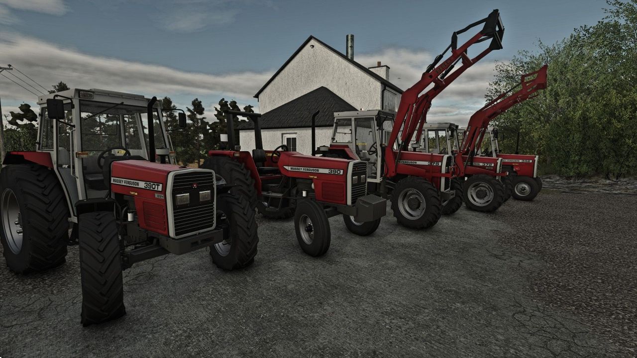 Legendärer Traktor Massey Ferguson 300 Series UK/Europa — Flexible Einstellungen für FS25