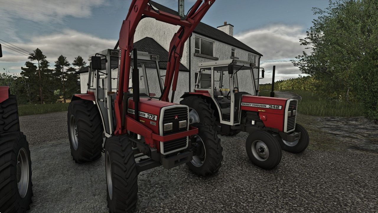 Legendärer Traktor Massey Ferguson 300 Series UK/Europa — Flexible Einstellungen für FS25