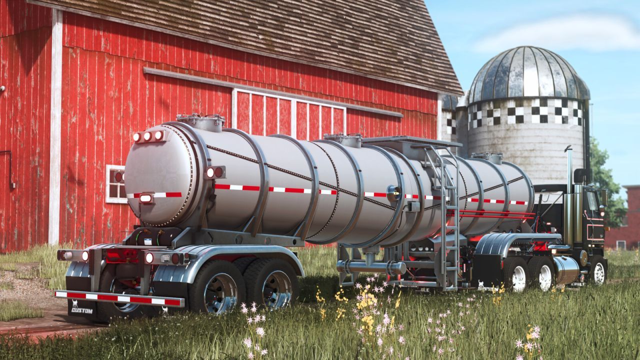 Ефективний Нержавіючий Танкер Lizard 7700 Boss Tanker (7700 gal) для Гною у Farming Simulator 25