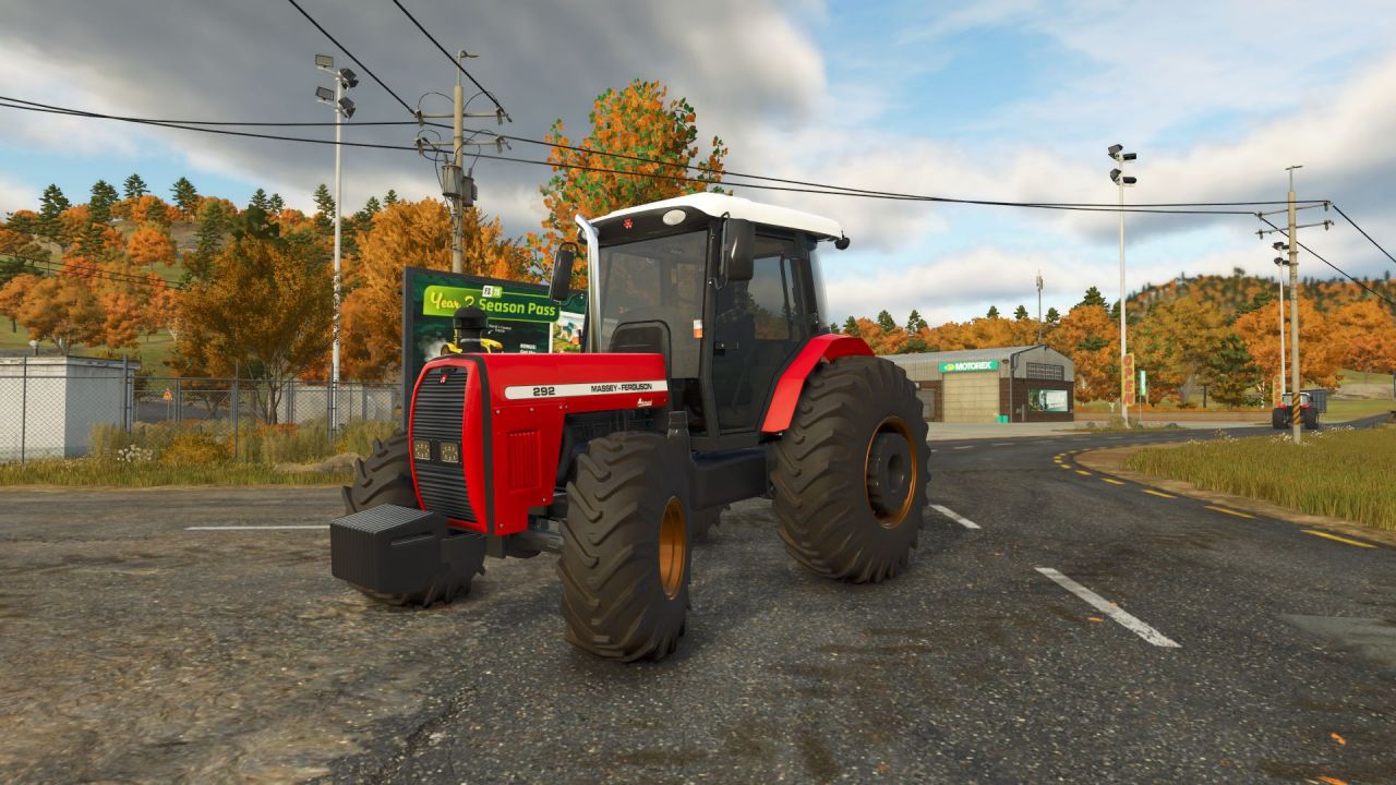 Powerful Tractor Massey Ferguson 292 Advanced (95–130 hp) for Farming Simulator 25