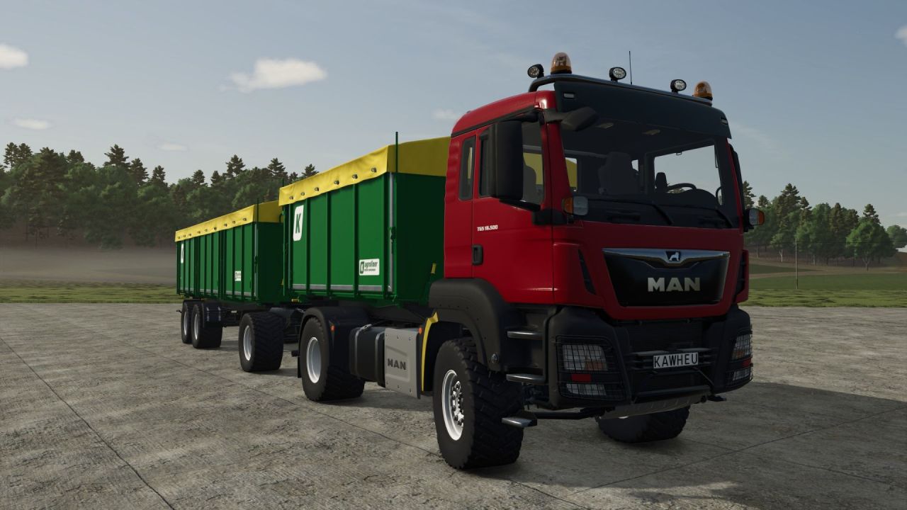 Потужний MAN TGS AgroTruck 500 к.с. для Farming Simulator 25 — Агро Вантажівка з Тюнінгом