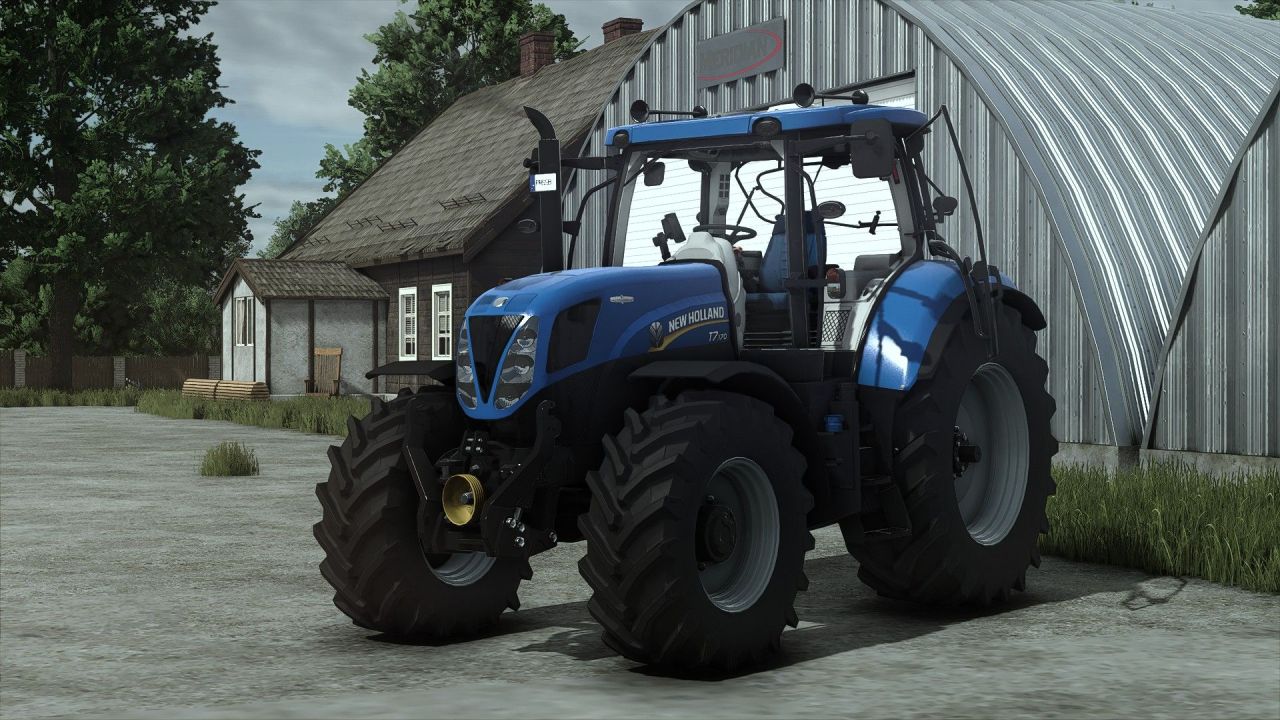 Legendary Tractor New Holland T7 2011 OpenPipe for FS25 — BlowOff Sound and Realistic Settings