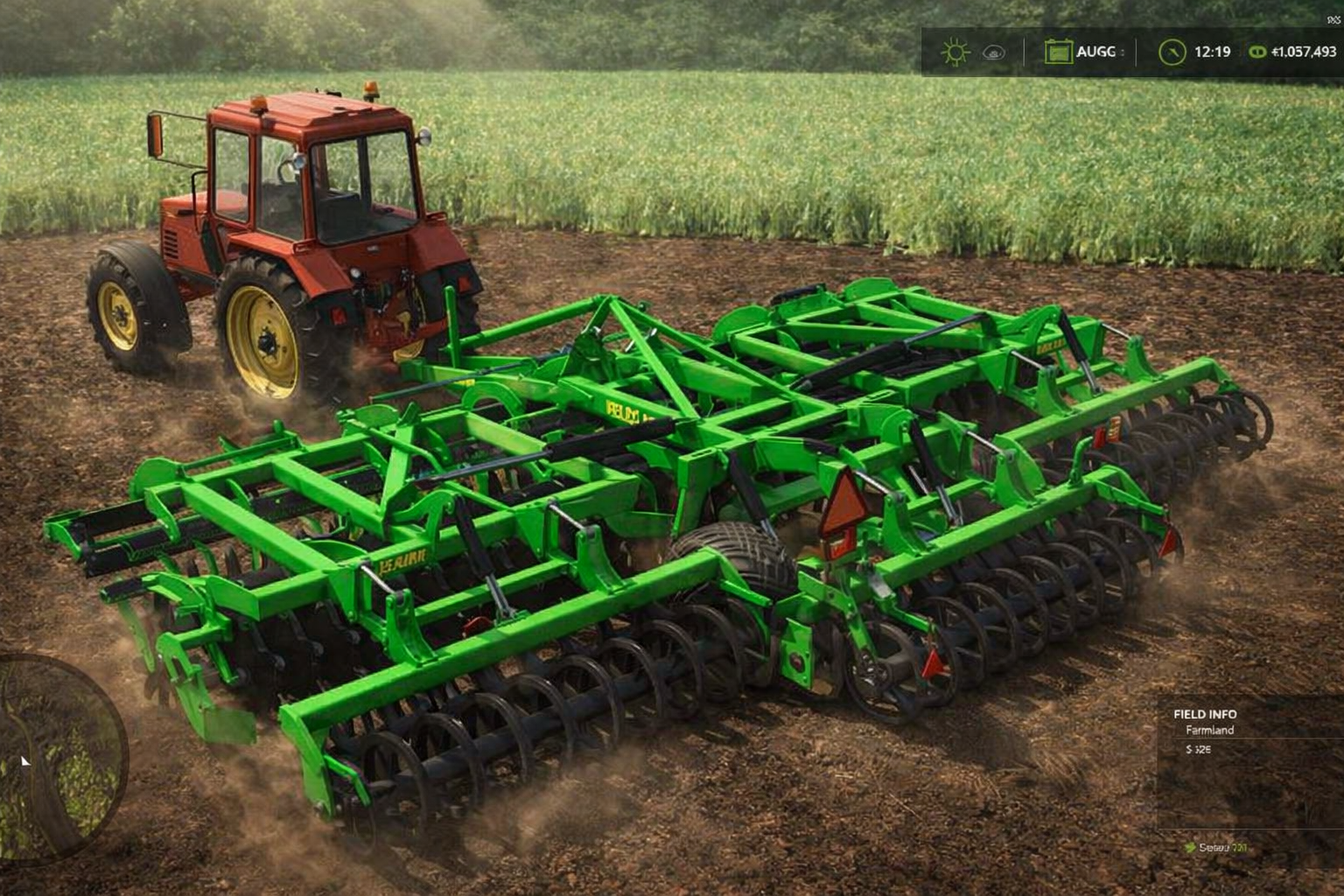 Mod na brony talerzowe Veles Agro Disc 8M dla Farming Simulator 25