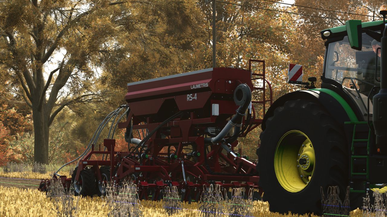 Ефективна Стерньова Сівалка Laumetris RS4 4м для Farming Simulator 25