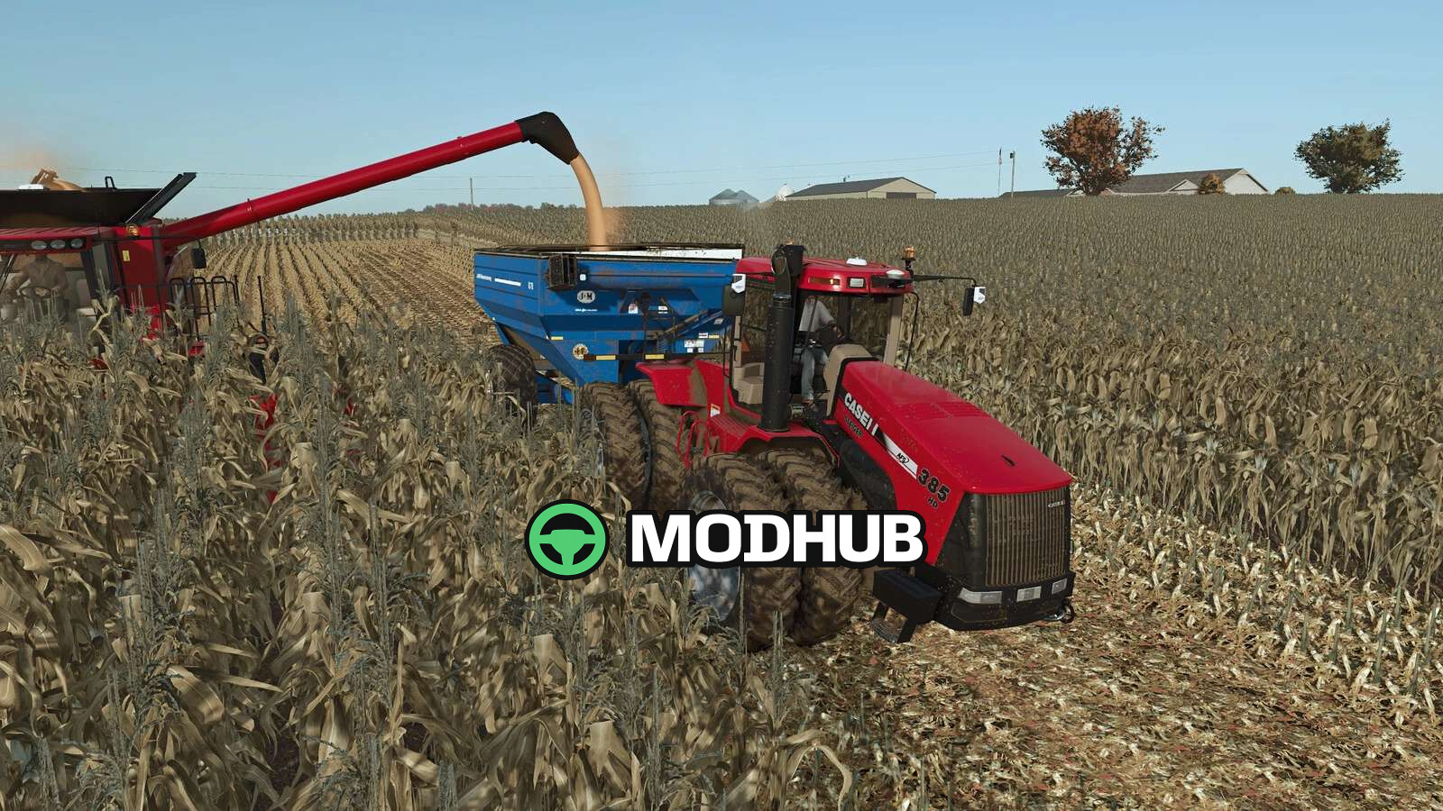 Мод на Великі трактори Case IH STX для Фермер Симулятор 25