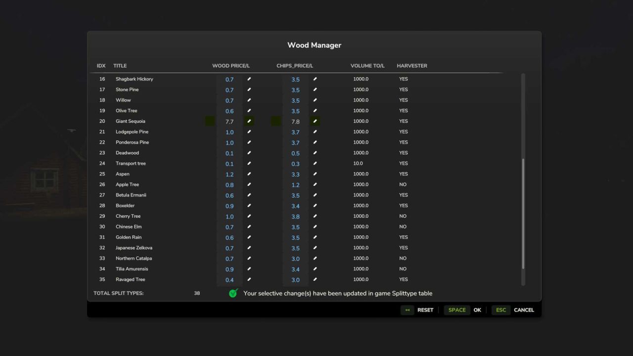 Effektiver Wood Manager für Farming Simulator 25 — Vollständige Kontrolle über Holzpreise