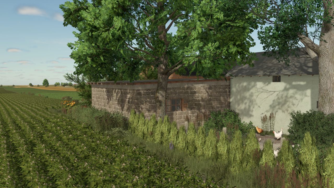 Efektywny Garage Pack: Kompaktowe Garaże dla Maszyn + Kurnik dla FS25