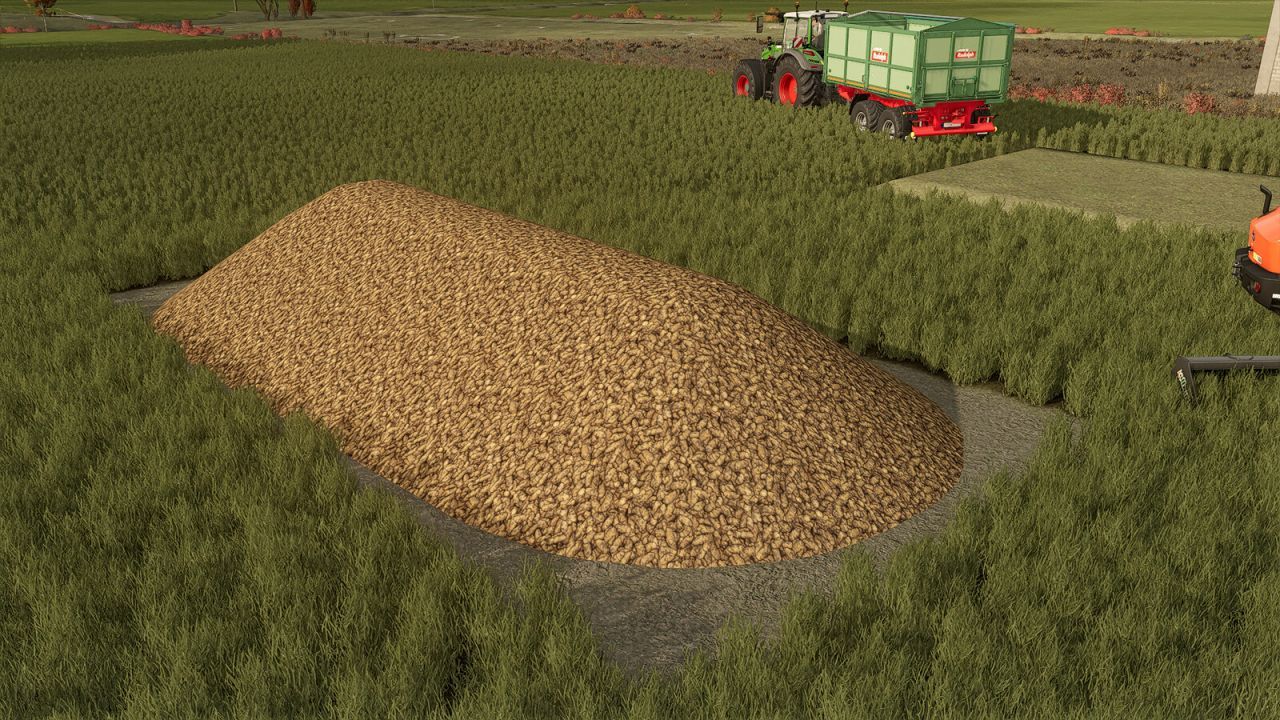 Економний Переробний Модуль Potato Mound для Картоплі у Farming Simulator 25